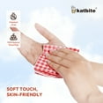 thumbnail image 4 of Katbite Disposable Paper Napkins Gingham Red and White, 6.5 inch, 50 Pcs, 4 of 8