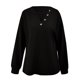 thumbnail image 1 of Gibobby Sudaderas para Mujer Sudadera de manga larga con cuello redondo para mujer(Negro,G), 1 of 2