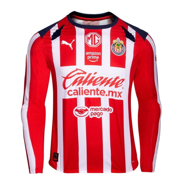 Jersey Playera Puma de Las Chivas del Guadalajara Version Jugador de Manga Larga