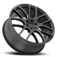 thumbnail image 2 of Black Rhino Cast Aluminum Rim BRKUN 22X9.5 6X135 M-BLK-DDT-MILL 30MM, 2295KUN306135M87, 2 of 3