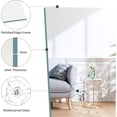 thumbnail image 7 of VONIGEE 30x40 Inch Frameless Bathroom Mirror, Rectangle Wall Mirror with Polished Edge, Vanity Mirrors for Bathroom, Bedroom, Living Room, Hangs Horizontally or Vertically, 7 of 7