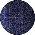 thumbnail image 1 of Ahgly Company Indoor Round Persian Blue Traditional Area Rugs, 4' Round, 1 of 4