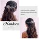 thumbnail image 4 of mariage Cristal Cheveux Vignes Fleur Feuille Tocados Accesorios De Cheveux De Mariage Pour La Marie2, 4 of 5