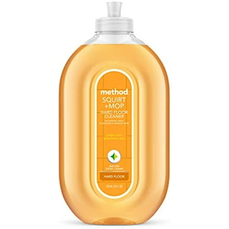 Method Squirt + Mop Hard Floor Cleaner, Ginger Yuzu, 25 Ounce, 2 Pack, Packaging May Vary