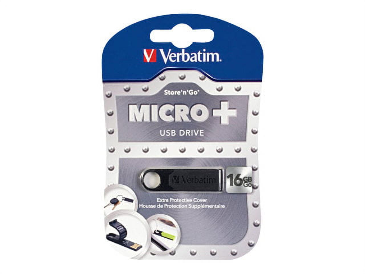 Verbatim 97764 16gb Micro Plus Flash Drive