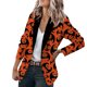 thumbnail image 1 of Puntoco moda mujer traje de negocios Color sólido costura dibujo de cuadros manga larga cárdigan abrigo top Puntoco Puntoco-4149, 1 of 5