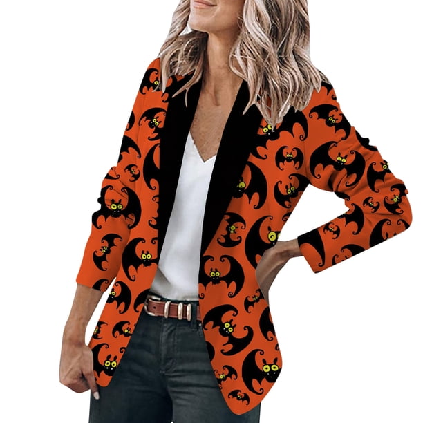 Puntoco moda mujer traje de negocios Color sólido costura dibujo de cuadros manga larga cárdigan abrigo top Puntoco Puntoco-4149