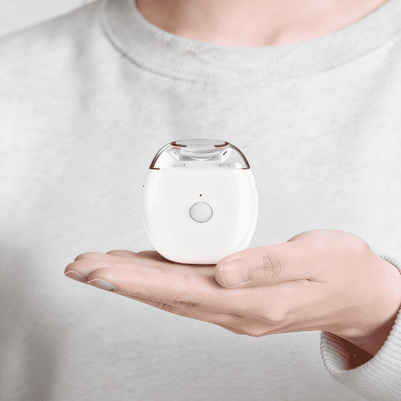 "2-in-1 Electric Nail Care System - Automatic Polishing & Trimming with Adjustable Speeds for Gentle & Precise Grooming  "