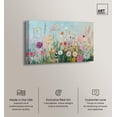 thumbnail image 3 of Art Remedy Playful Flower Art Canvas, 54" x 36", Gallery Wrapped, Lush and Lovely I, 3 of 7