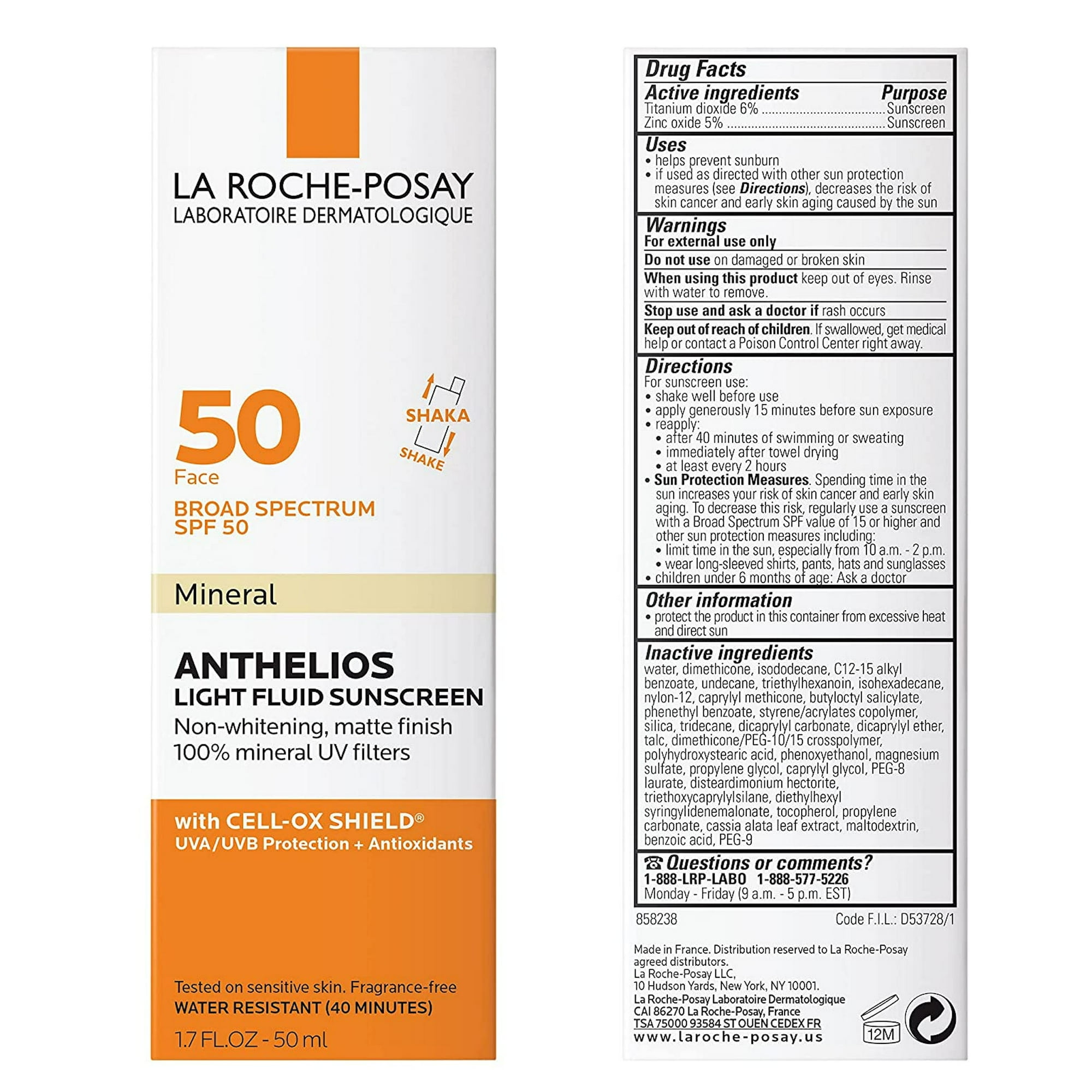 La Roche-Posay Anthelios Mineral Sunscreen SPF 50, 1.7 fl oz photo 8