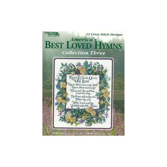Leisure Arts America's Best Loved Hymns Coll 3 Cross Stitch Book
