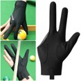 thumbnail image 4 of Guante Billar Fianza 3 Dedo Guantes No Deslizantes para La Izquierda/derecha Accesorios Deportivos Universales, 4 of 9