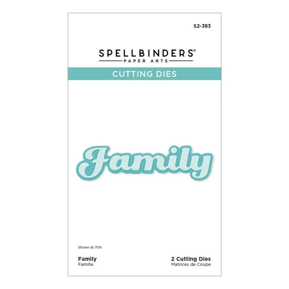 Spellbinders Etched Dies From Storytelling-Family