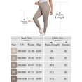thumbnail image 6 of SHOWMALL Women Plus Leggings 26" Workout Yoga Pants for Women Navy Blue 1X Tummy Control Running Leggings, 6 of 9