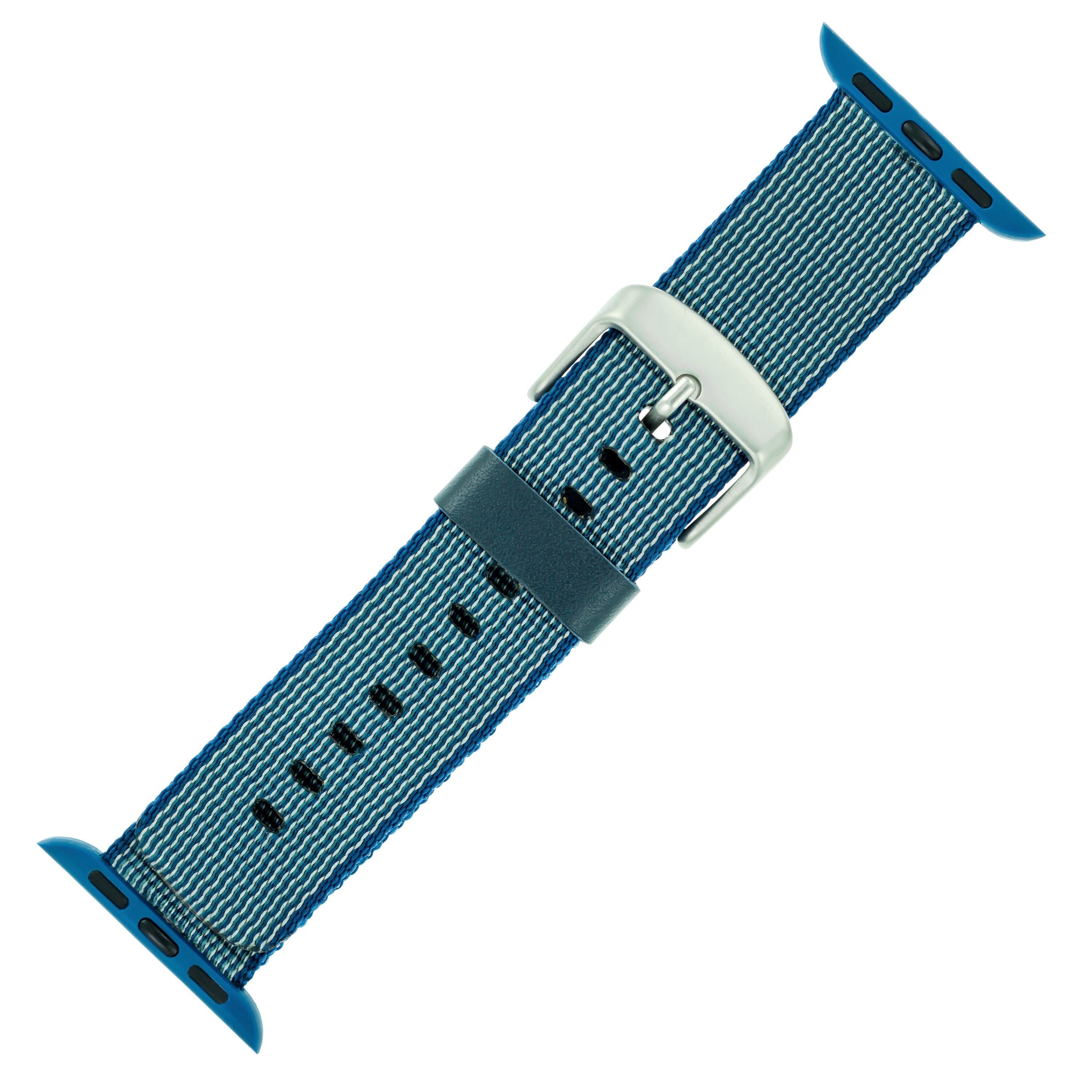 Woven Nylon Band For 38 & 40MM Apple Watch® - Blue