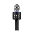 thumbnail image 2 of The portable Bluetooth karaoke microphone has features such as the ability to connect via wireless Bluetooth and create high-quality karaoke sound effects, 2 of 5