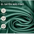 thumbnail image 4 of Juego De Sábanas Matrimonial De Satín Lujosas Modelo Verde, 4 of 4