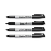 Sharpie Extreme Permanent Markers, Fine Point, Black, 4 Count