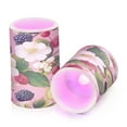 thumbnail image 7 of Yayeee Flameless Candles with Remote Flickering Battery Operated Multi Color Changing, Pink Raspberries, 7 of 7