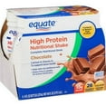 thumbnail image 2 of Equate Chocolate High Protein Nutritional Shakes, 8 FL OZ, 6 Count, 2 of 2