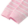 thumbnail image 5 of Spazoro Girls Outfit Sets Size 0-12Y, 100%Cotton 2 PC Casual Striped Spring and Fall Long Sleeved Shirts & Jogger Pants Sets for Kids Pink, 5 of 7