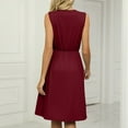 thumbnail image 5 of Kadahis Womens Sleeveless Dresses Fashion Women Summer Dress V-Neck Loose Dress, 5 of 5