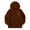 00&Brown792, variant on Hoodies for Girls Heart Print Fleece Zip Up Sweatshirts Jacket, Green, Sizes 5-14