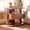 Brown, variant on Christopher Knight Home Mid-Century Nightstand with Drawer, Unique C-Shaped Bedside Table, Natural