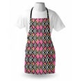 thumbnail image 4 of Geometric Apron, Opposing Concept of Vertically Aligned Mutually Complementary Zigzag Pattern, Unisex Kitchen Bib with Adjustable Neck for Cooking Gardening, Adult Size, Multicolor, by Ambesonne, 4 of 4