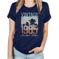 thumbnail image 2 of Kayannuo Womens Blouses Short Sleeve T Shirts for Women Valentine's Day Women's Fashion Printed Round Neck Short Sleeved Top Hort Sleeve Round-Neck Blouses Shirts, 2 of 4