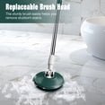 thumbnail image 2 of Masthome Spin Mop and Bucket with Wringer Set for Floors Cleaning - 5 Microfiber Pads, 2 of 7