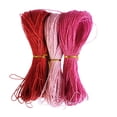 thumbnail image 2 of 3 Piezas 80 Metros De Cera De Cera De Cuerda 1mm Rojo + Rosa + Rojo Rosa Rojo + rosa + rosa rojo Sunnimix Cables encerados de algodón, 2 of 7