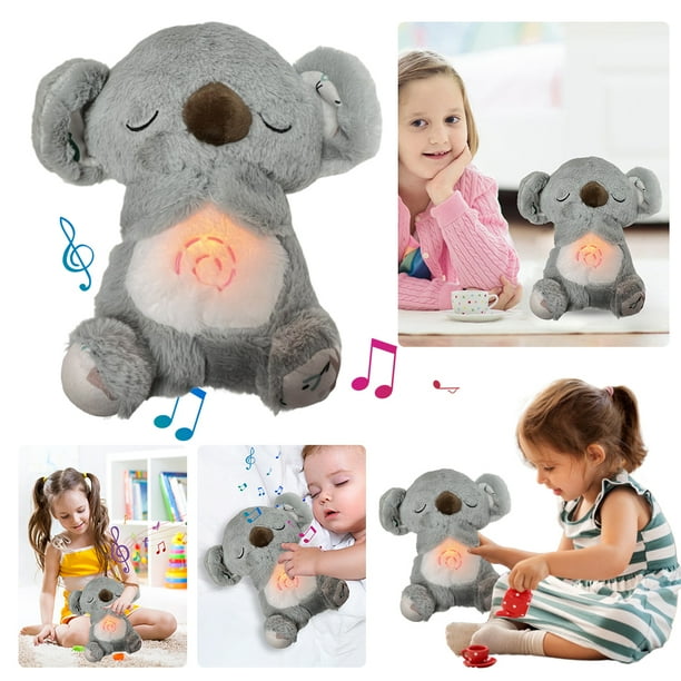 Lindo Juguete Animal Suave Peluche Musical Iluminado Realista