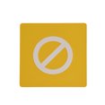 thumbnail image 1 of FixtureDisplays® Signage Door Sign Public Restroom Sign Bathroom Sign Infants Lavatory Sign 20825-NOENTRY-YELLOW, 1 of 1
