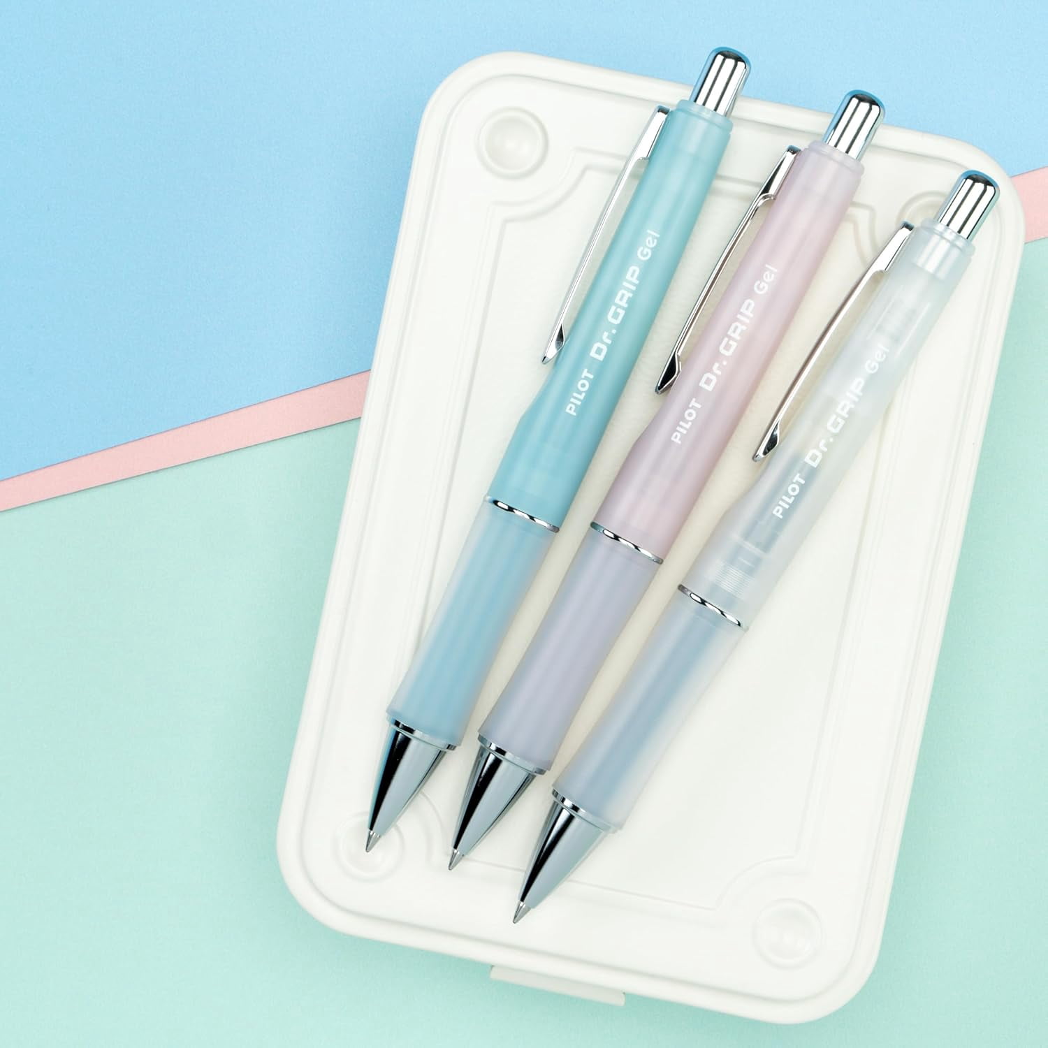 Pilot Dr. Grip Serenity Retractable Gel Ink Pen, Light Pink Barrel, Fine Point (0.7 mm) Black Ink 1 Pack