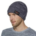thumbnail image 6 of Baberdicy Men Knit Beanie, Beanie for Men Winter Hats for Guys, Cool Lined Knit Warm Thick Skully Stocking Binie Hat, Solid Color Design for Cold Weather Protection Navy, 6 of 6