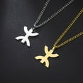 thumbnail image 4 of Africa Berbers Symbol 14K Yellow Gold Necklaces For Women African Kabyle Style Ethnic Berber Jewelry Holiday Gifts, 4 of 11