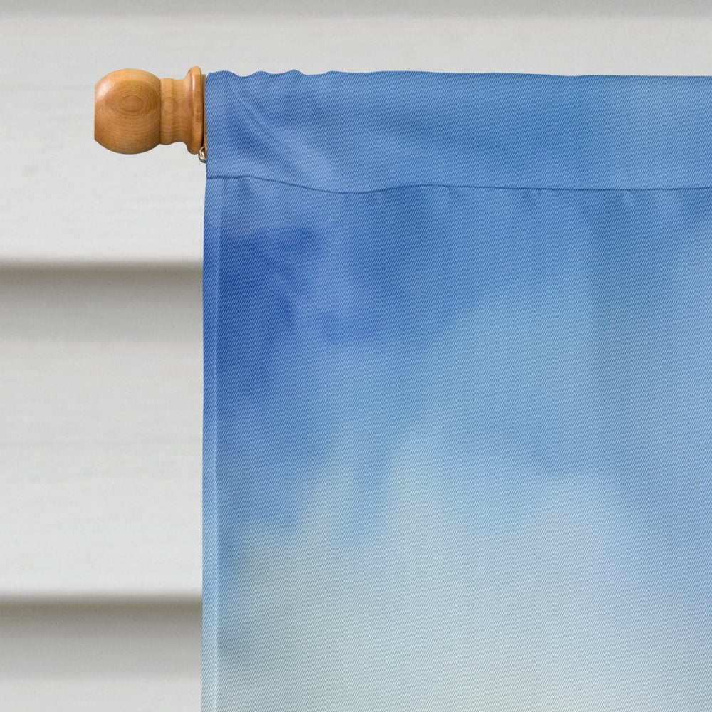 Beagle Easter Egg Hunt House Flag 28 in x 40 in