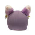 thumbnail image 2 of Quzzie Ski Helmet Cover Knitted Hat Fun Animal Ear Universal Helmet Accessory Wind Resistant Scratch Protection Winter Headgear Suitable for Snowboarding Skiing Team Use Purple, 2 of 8