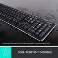 thumbnail image 5 of Logitech K270 Wireless Keyboard for Windows, 2.4 GHz Wireless, Full-Size, Number Pad, 8 Multimedia Keys, 2-Year Battery Life, Compatible with PC, Laptop, 5 of 5