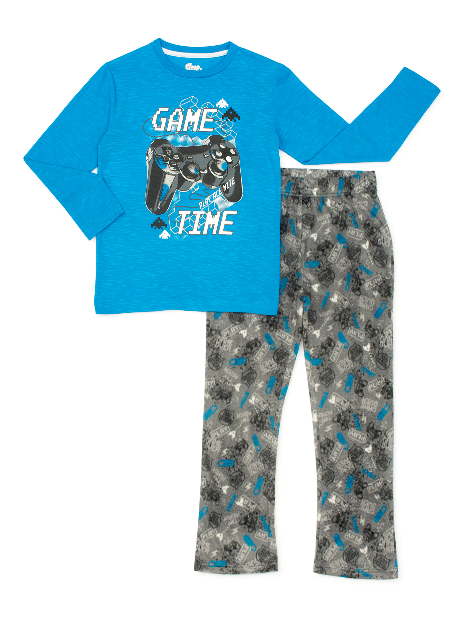 Sleep On It Boys Fleece Pajama Pants Set, 2Piece, Sizes 614