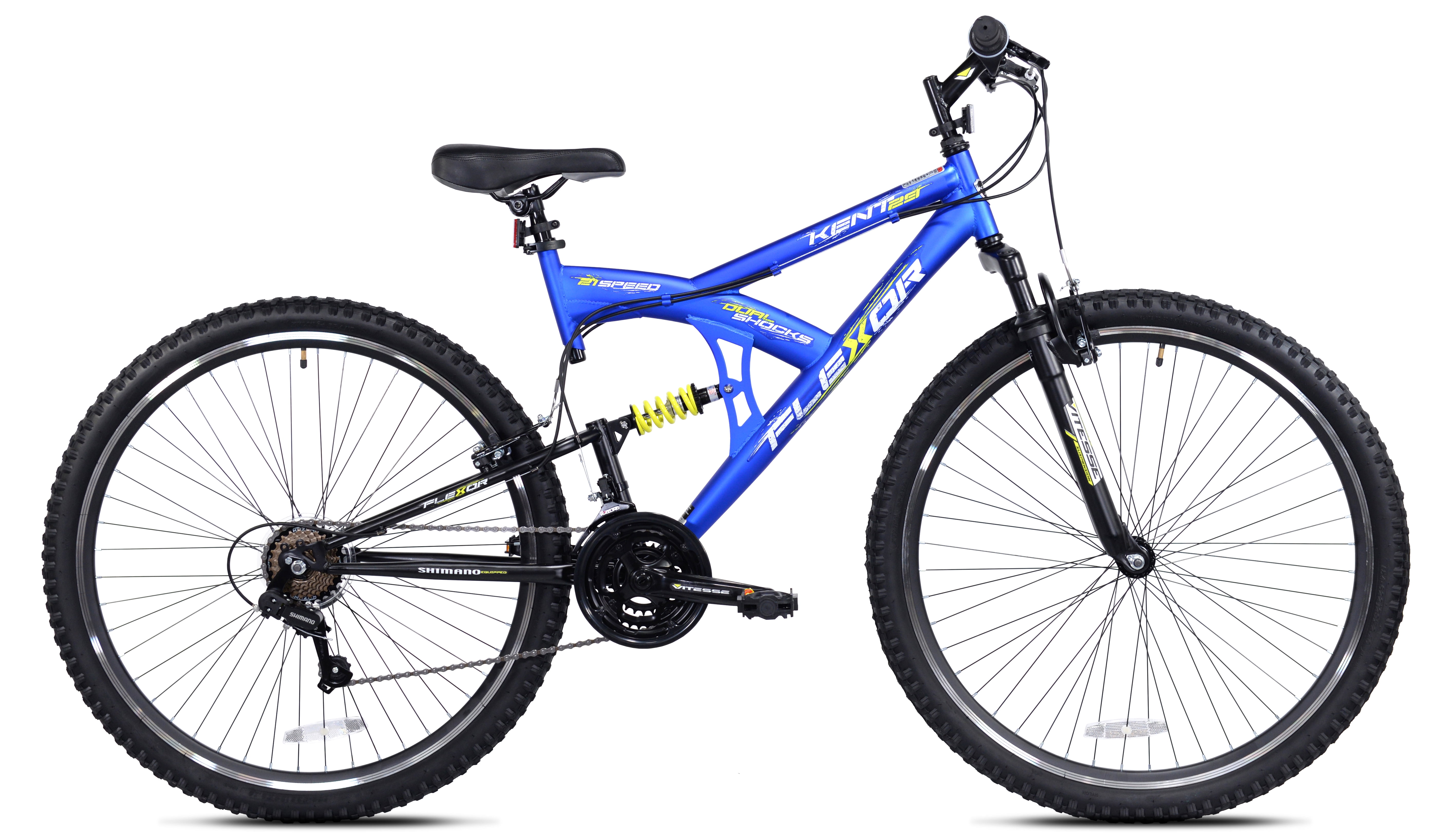 Northpoint Mens Mountain Bike Front Suspension 21 Speed Black Blue Kent 26 In 