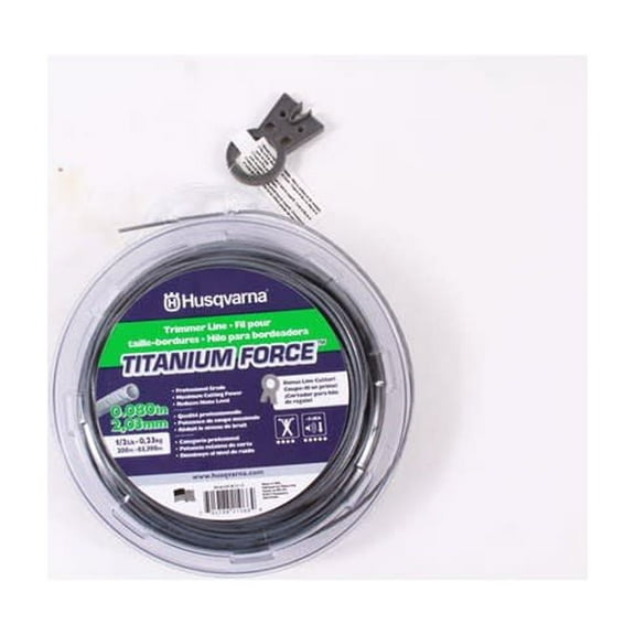 Husqvarna Titanium force 0.080” x 1/2lb Pre-Cut String Trimmer Lines