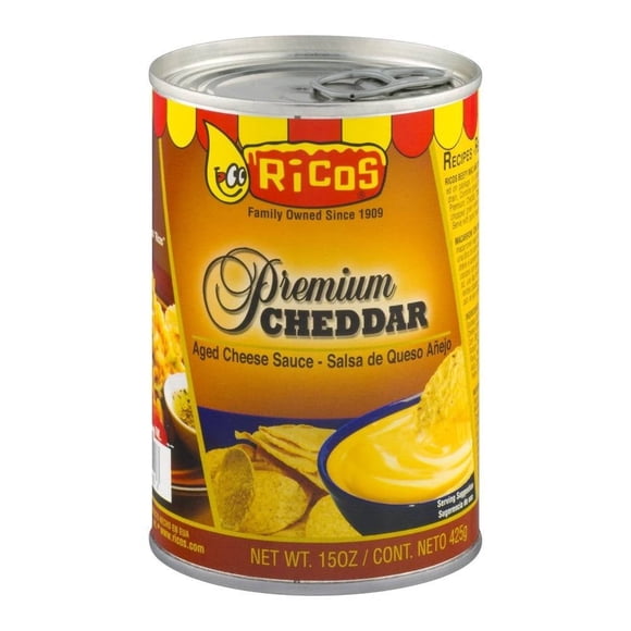 Queso cheddar Ricos Premium 425g