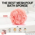 thumbnail image 4 of Esponja de baño WhaleLife Loofah para mujeres y hombres, paquete de 4 (rosa), 4 of 9