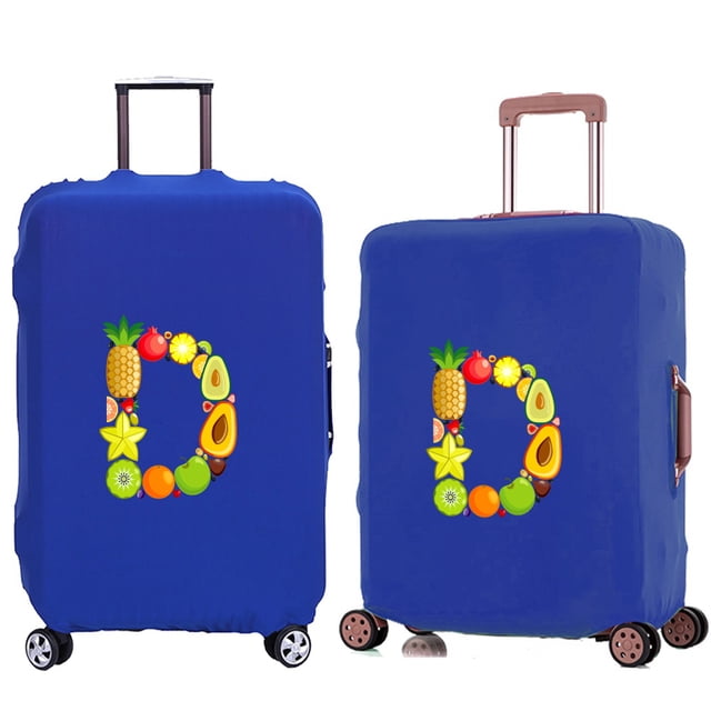 Suitcase Protective Cover Trolley Travel Suitcase Elastic Dustroof Cover Apply To 18-28 Inch Luggage Fruit Series Pattern 8fruit D L