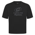 thumbnail image 2 of Men's Levelwear  Black Carolina Hurricanes Shadow Surge Luxe Signature Knit T-Shirt, 2 of 3