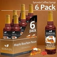 thumbnail image 2 of Syruvia Maple Bourbon Pecan Syrup for Coffee 1 Case (6 Bottles, 25.4 fl oz Each) Maple Bourbon Pecan Flavored Coffee Syrup, 2 of 7