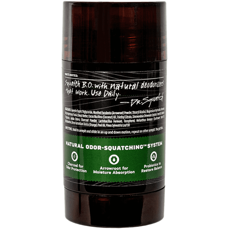 Dr. Squatch Natural Deodorant, Pine Tar, 2.65 oz 