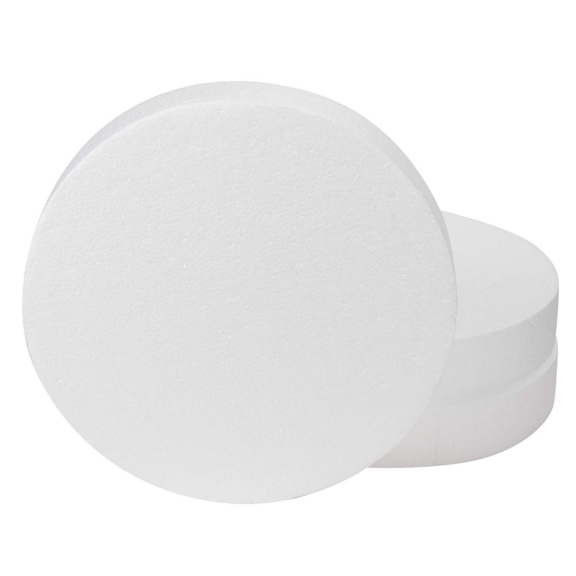 Craft Foam Circle 3Pack Polystyrene Foam Disc, Round Craft Foam for